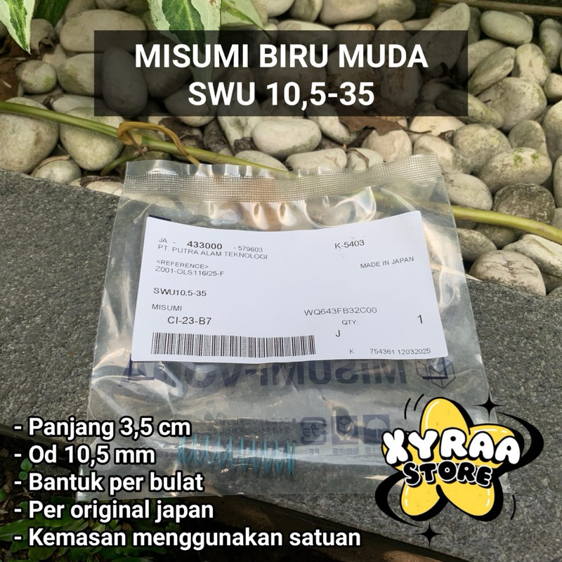 Per misumi Biru muda SWU 10,5-35 / Spring misumi original japan SWU 10,5-35 / Per mizumi