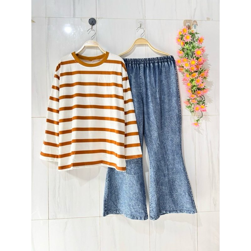 set cel wanita set jeans wanita set cutbray wanita set combed wanita