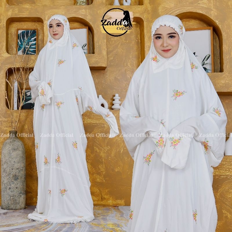 Mukena Terusan Rayon Original Zadda Series Adem Nyaman