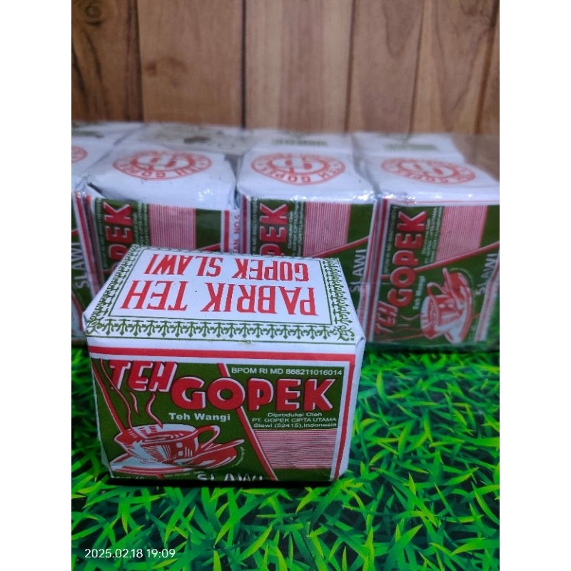 

Teh gopek 10bks (40gr)