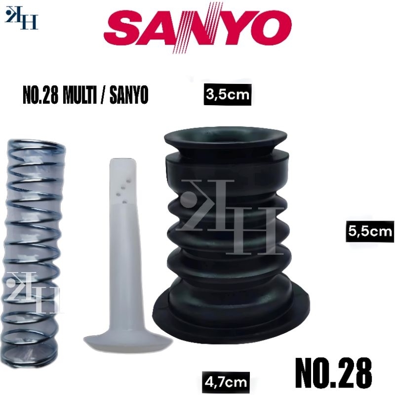 KARET SIL MESIN CUCI SANYO/AQUA NO.28 / SEAL PEMBUANGAN MESIN CUCI AQUA SANYO