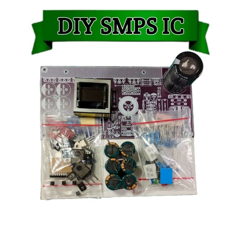 DIY smps ic sg3525a 20a daya 2500w tinggal solder full komponen original CT 45v 55v 65v 75v 80v 90v 