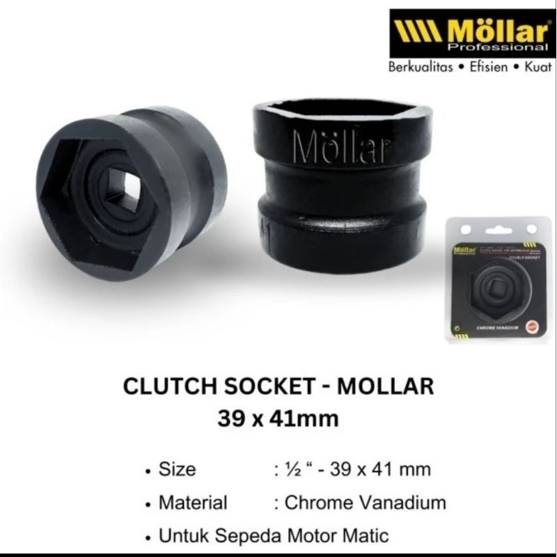 MOLLAR KUNCI SOK KOPLING MATIC 39X41