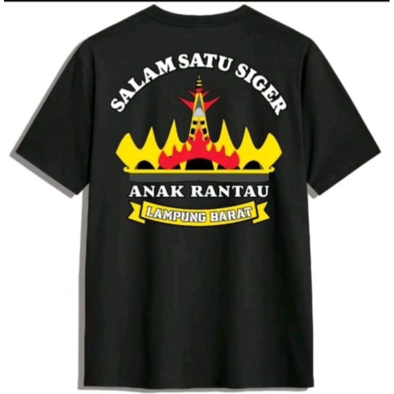 KAOS PRIA DISTRO II ANAK RANTAU// KAOS LAMPUNG SALAM SATU SIGER