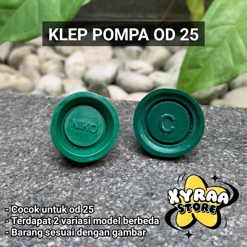 Klep pompa od 25 hijau / Klep niko od 25 / Klep pompa od25