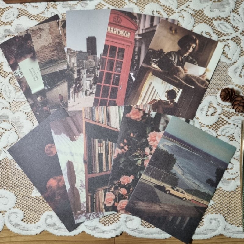 

Kertas Lucu Alice Bunga Malam Gelap Menu Makanan Vintage Paper Deco
