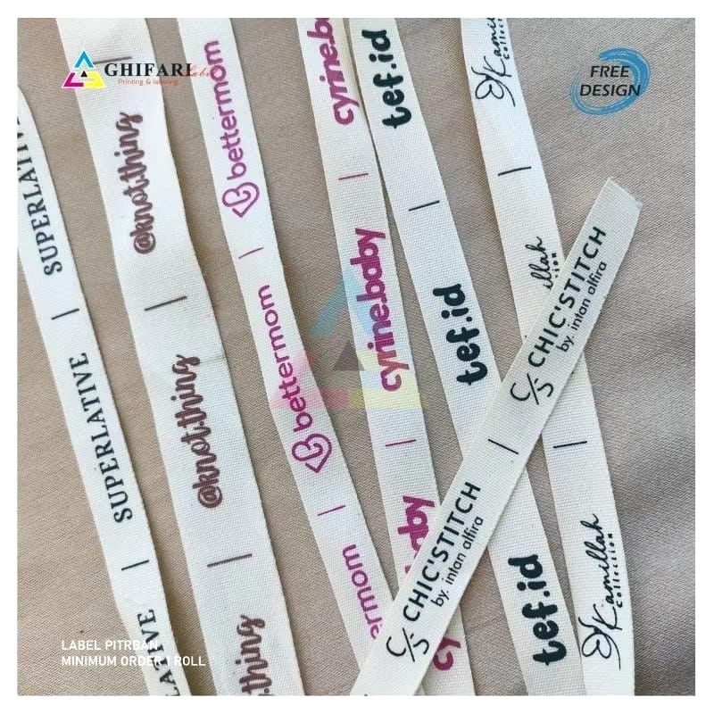 

label katun 100 pcs/custom desain/label katun import/label satin putih,Label hijab/Label gamis/ Free desain/custom/label katun label pakaian/label satin label pakaian label washing label lipat label pengganti woven label katun lembut label pundak