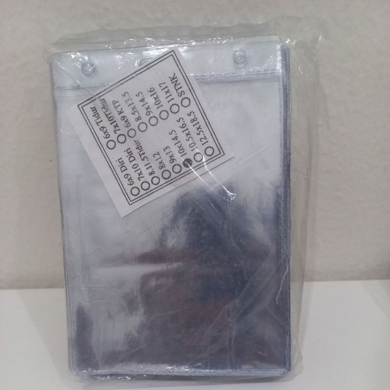 

Plastik panitia uk.10x14,5 berdiri