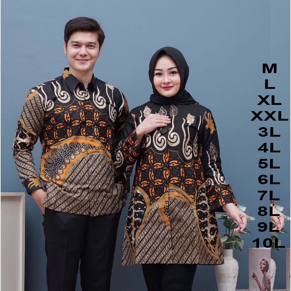 Tunik Batik Dan Kemeja Batik Jumbo | M-10XL SUPER JUMBO | atasan seragaman batik modern | batik coup
