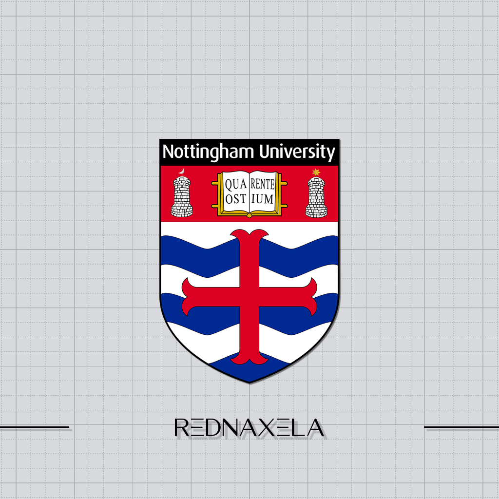 

Stiker Vinyl University of Nottingham Shield Logo Outdoor Waterproof Sticker