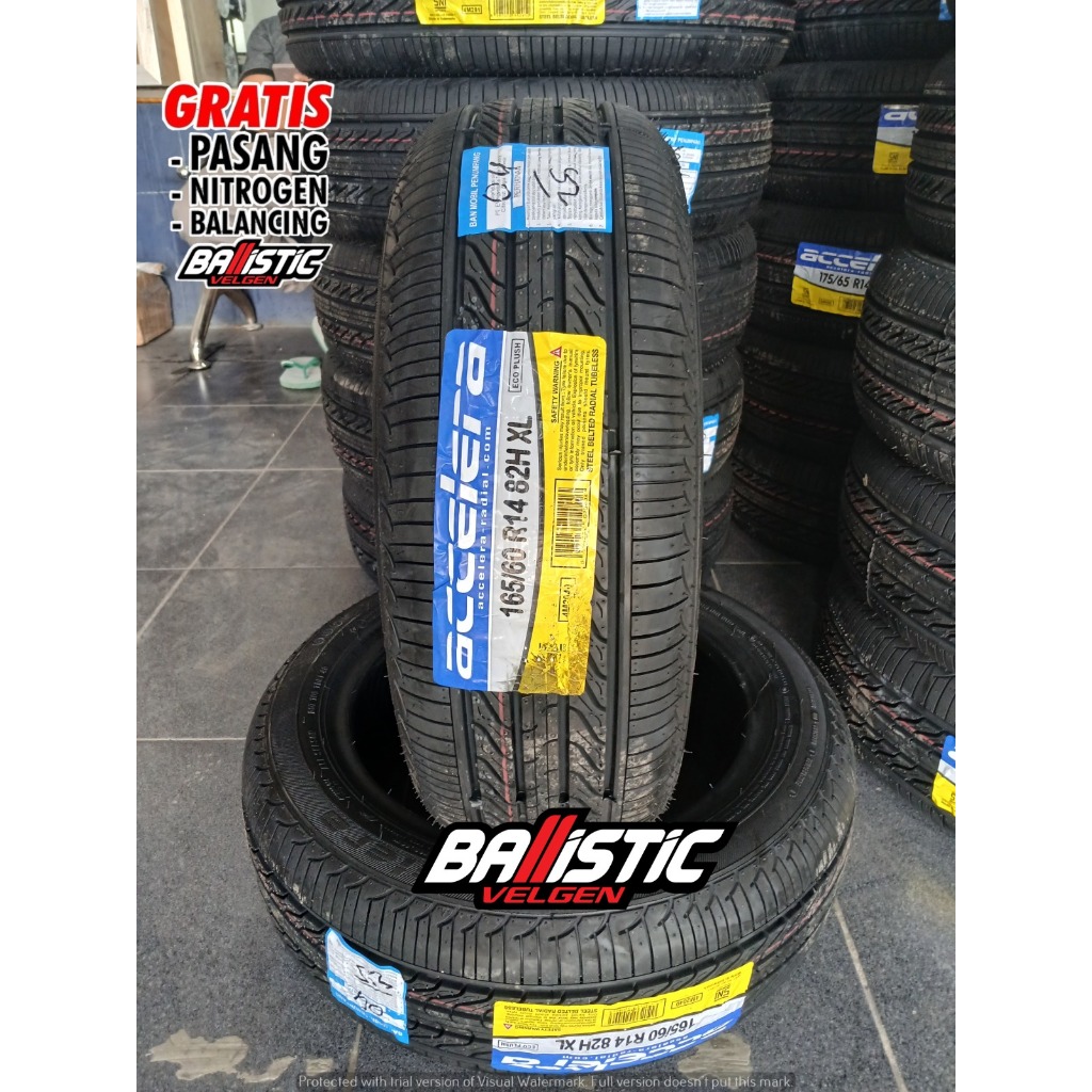 Ban Mobil Ring 14 165 60 Accelera Eco Plush Ukuran Ban 165/60 R14 Ban Luar Mobil Tubeless