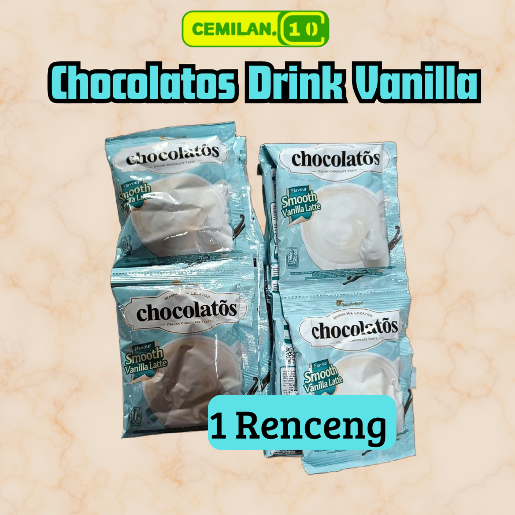 

minuman chocolatos drink vanilla 1 renceng