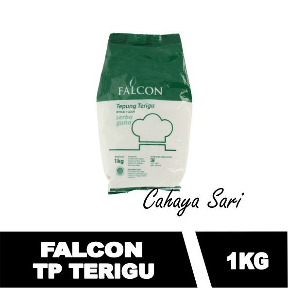 

TEPUNG TERIGU FALCON / TERIGU PROTEIN SEDANG / TERIGU SERBAGUNA FALCON - 1KG