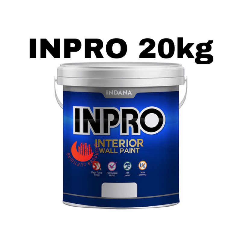 INPRO CAT TEMBOK / INPRO CAT AIR / INPRO INTERIOR  / CAT DINDING  / INPRO PAIL / INPRO 20kg