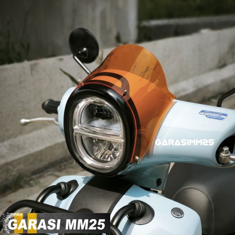 VISOR FAZZIO COVER LAMPU FAZZIO