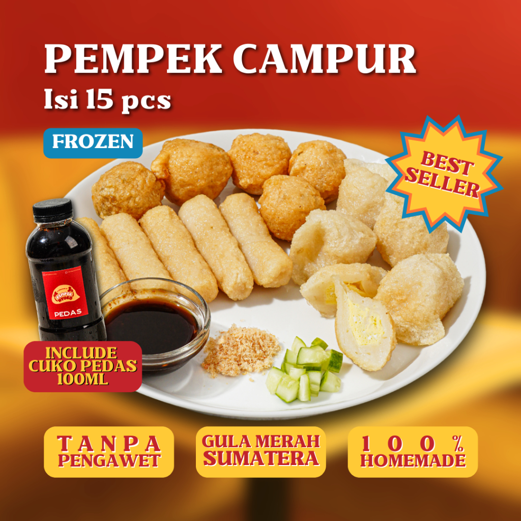 

Pempek Nyuko - Pempek Campur - Tanpa Pengawet dan Pewarna, Pempek Palembang, Empek, Mpek