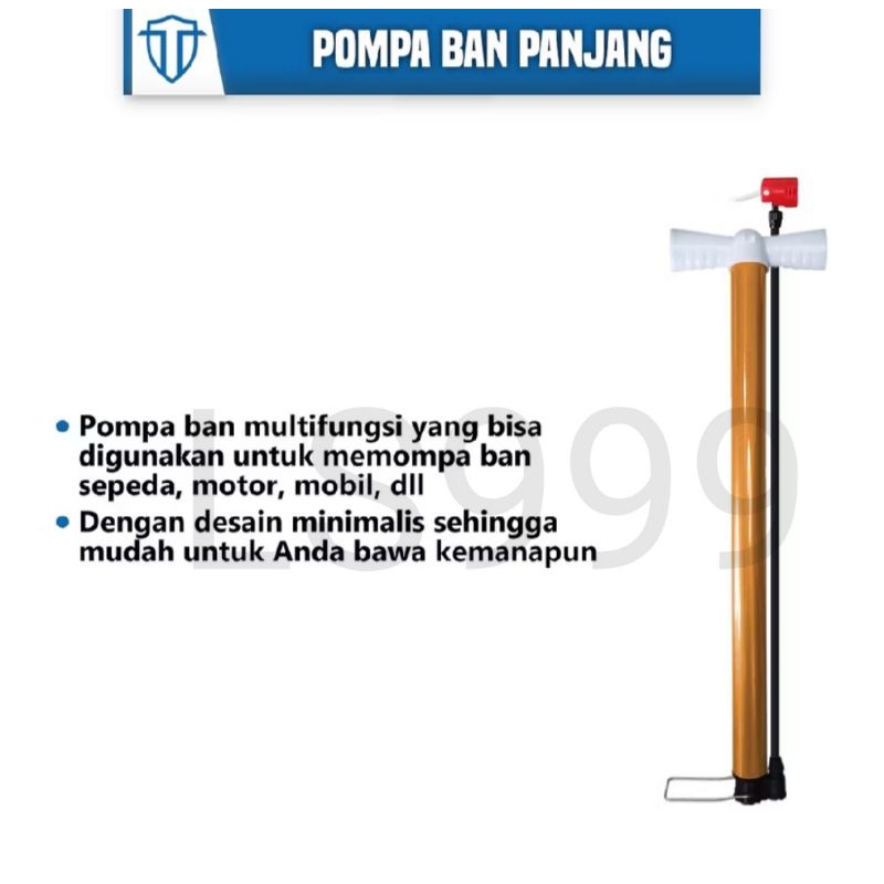 Pompa Angin Sepeda Motor Aloy | Pompa Angin Manual | Pompa aloy Panjang