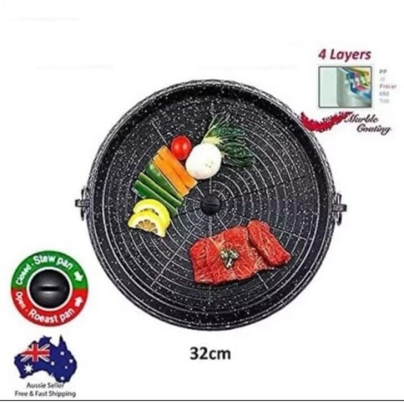 Grill pan bulat / Panggangan grill