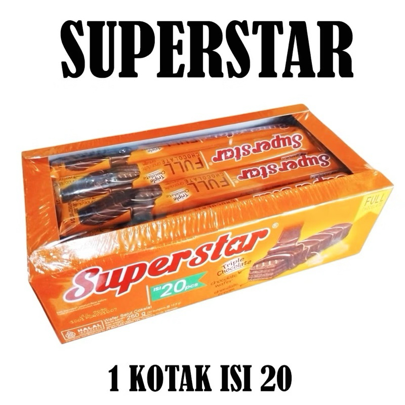 

SUPERSTAR TRIPLE CHOCOLATE isi 20 MURAH!!
