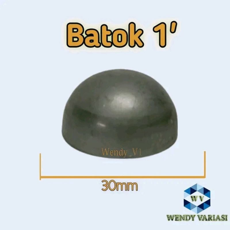 Tutup Pipa batok 1 inch Ornamen pagar besi