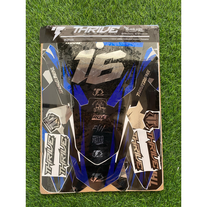 BERKILAU  DECAL STICKER HONDA CRF 150 L CHROME FULL BODY BEBAS REQUEST