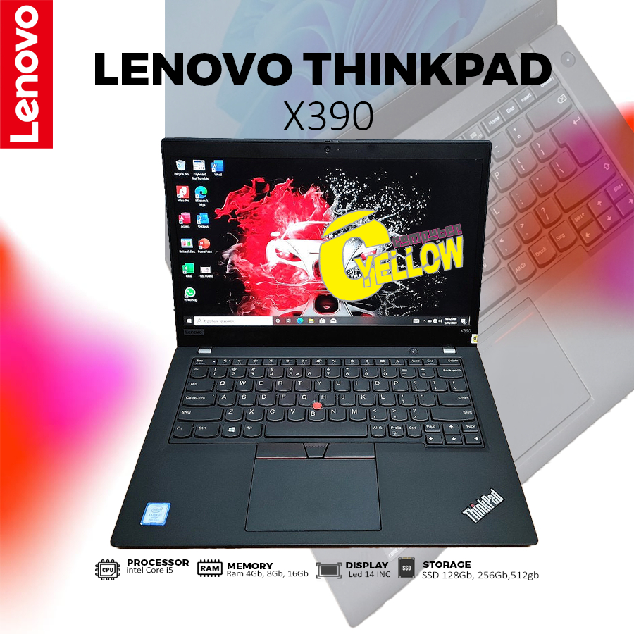 Lenovo Thinkpad X390 Intel I5 16GB 512GB SSD