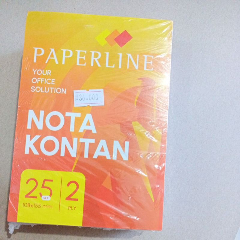 

NOTA PAPERLINE 2 PLY KECIL / NOTA