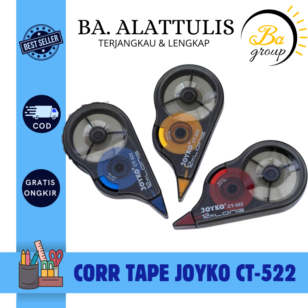 

Correction Tape / Pita Koreksi Joyko CT-522 - BA.ALATTULIS