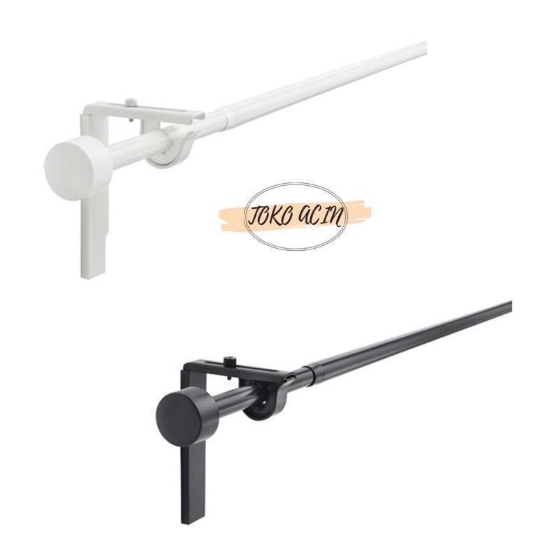 Racka set batang tirai, set batang gorden, batang gorden, rel gorden, rel tirai