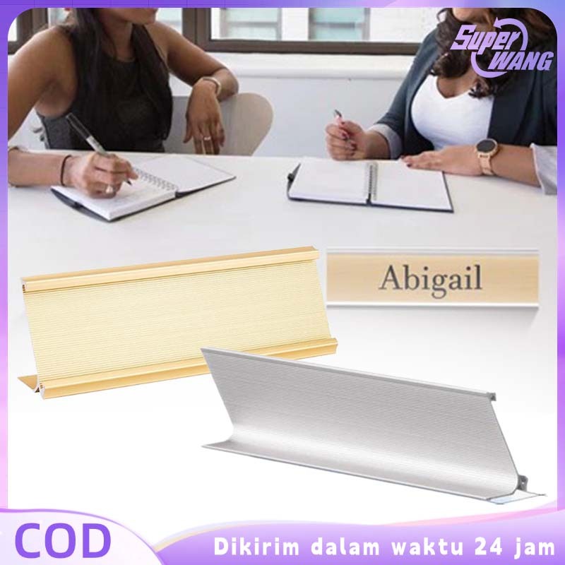 

Papan Nama Meja Kantor 18*6cm Table Name Plate Holder Papan Nama Di Meja