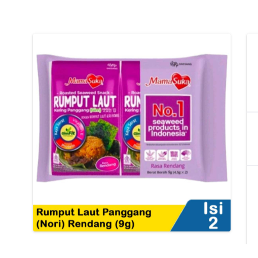 

mamasuka rumput laut 2x4.5g