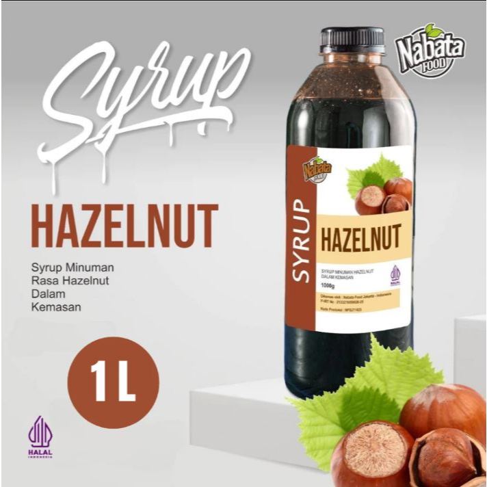 

Syrup Hazelnut Nabata Drink 1000ml - Sirup Rasa Hazelnut 1 Liter