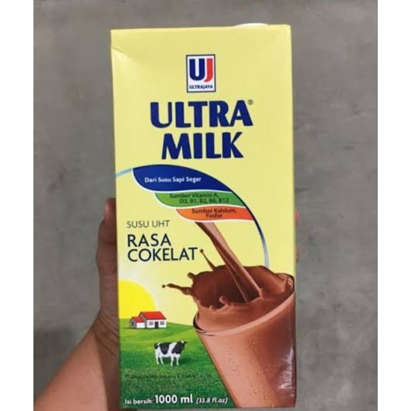

SUSU ULTRA MILK RASA COKELAT 1L