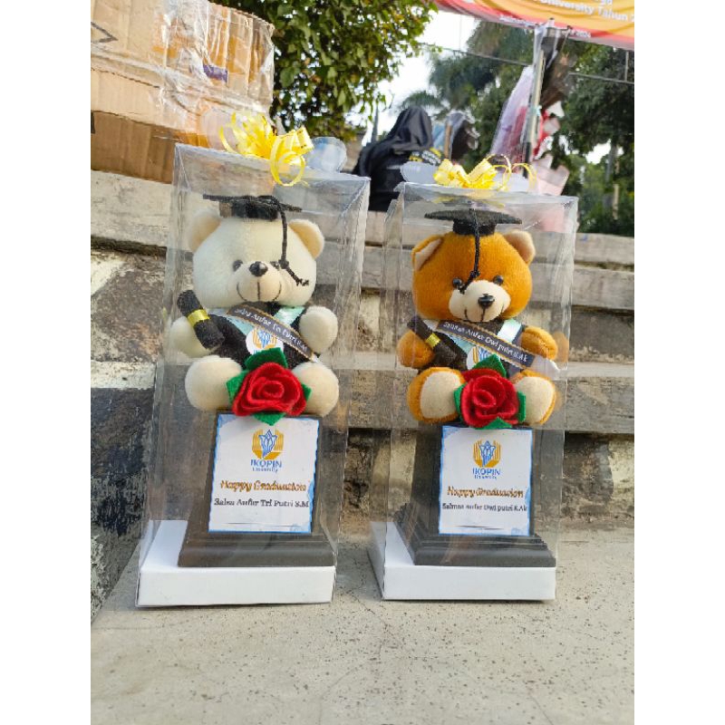 Piala boneka wisuda, piala wisuda, Boneka Wisuda Murah Banget, Piala Boneka Wisuda Bandung, Trophy B