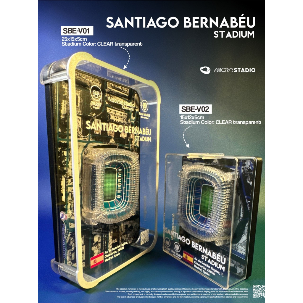 Santiago Bernabeu Miniature Stadium - Miniatur Stadion by MicroStadio