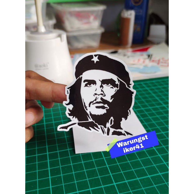 

stiker print cheguevara sticker murah berkualitas