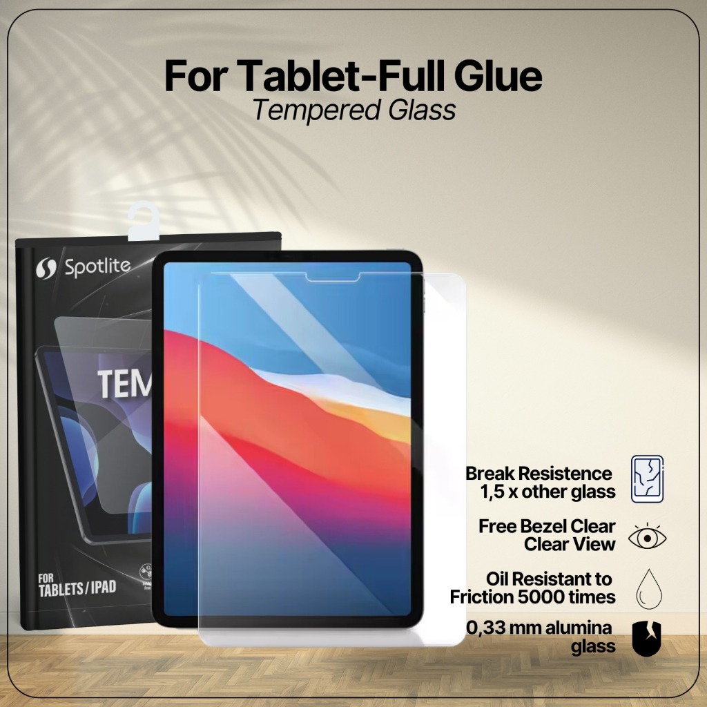 Tempered Glass Clear - Samsung Tablet A8 2019 - BY SPOTLITE