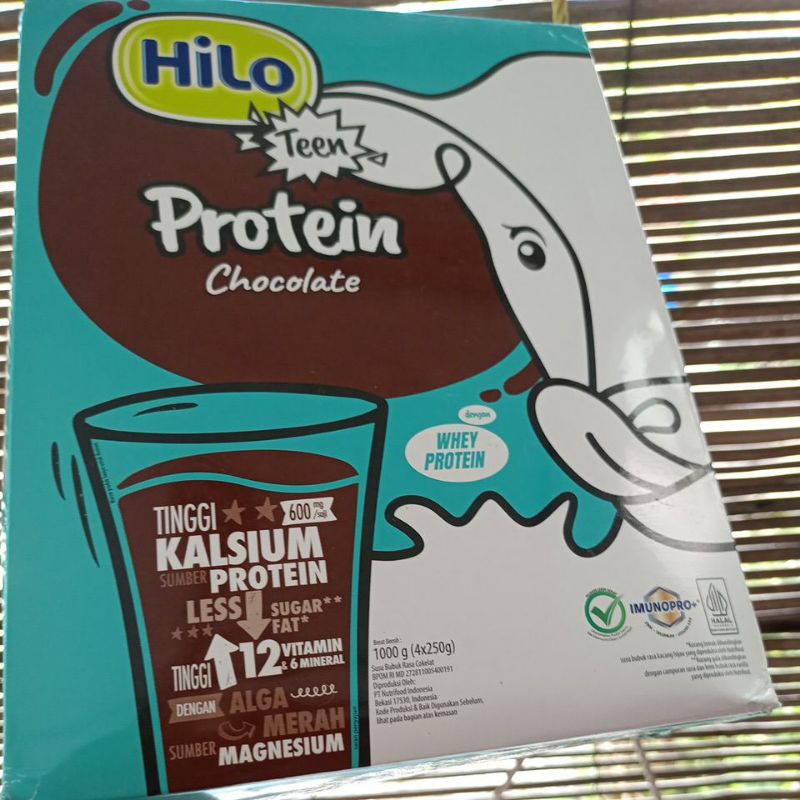 HiLo Teen Protein Cokelat 1KG (4x250gr)