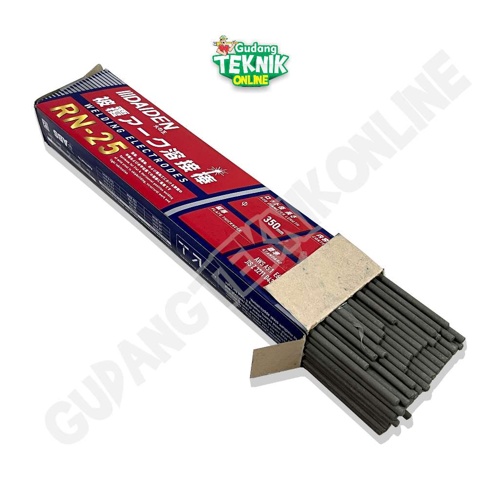 DAIDEN Kawat Las 2mm 2.6mm 3.2mm 1KG 2KG 5KG DAIDEN RN-25 AWS6013  / Kawat Las Stik Elektroda Las 2,