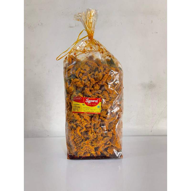 

Keripik Kulit Pedas Basah Syawal 1 Ball 2 Kg ( Free Bublewrap / Kardus )