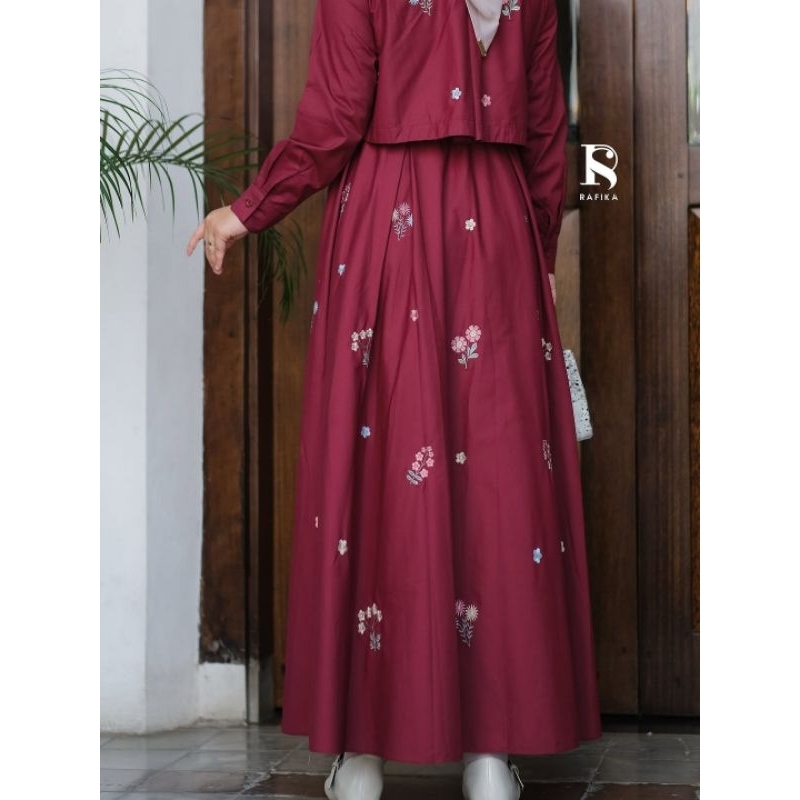 HABIBA MIDI DRESS by Rafika Store