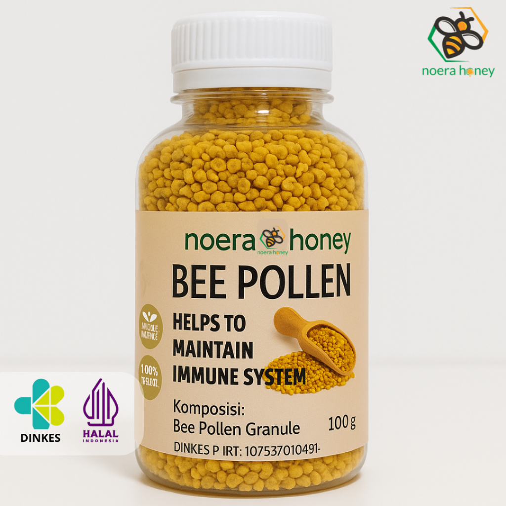

Noera Honey - Raw Bee Pollen Serbuk Sari Bunga Hasil Lebah Organic Natures Super Food