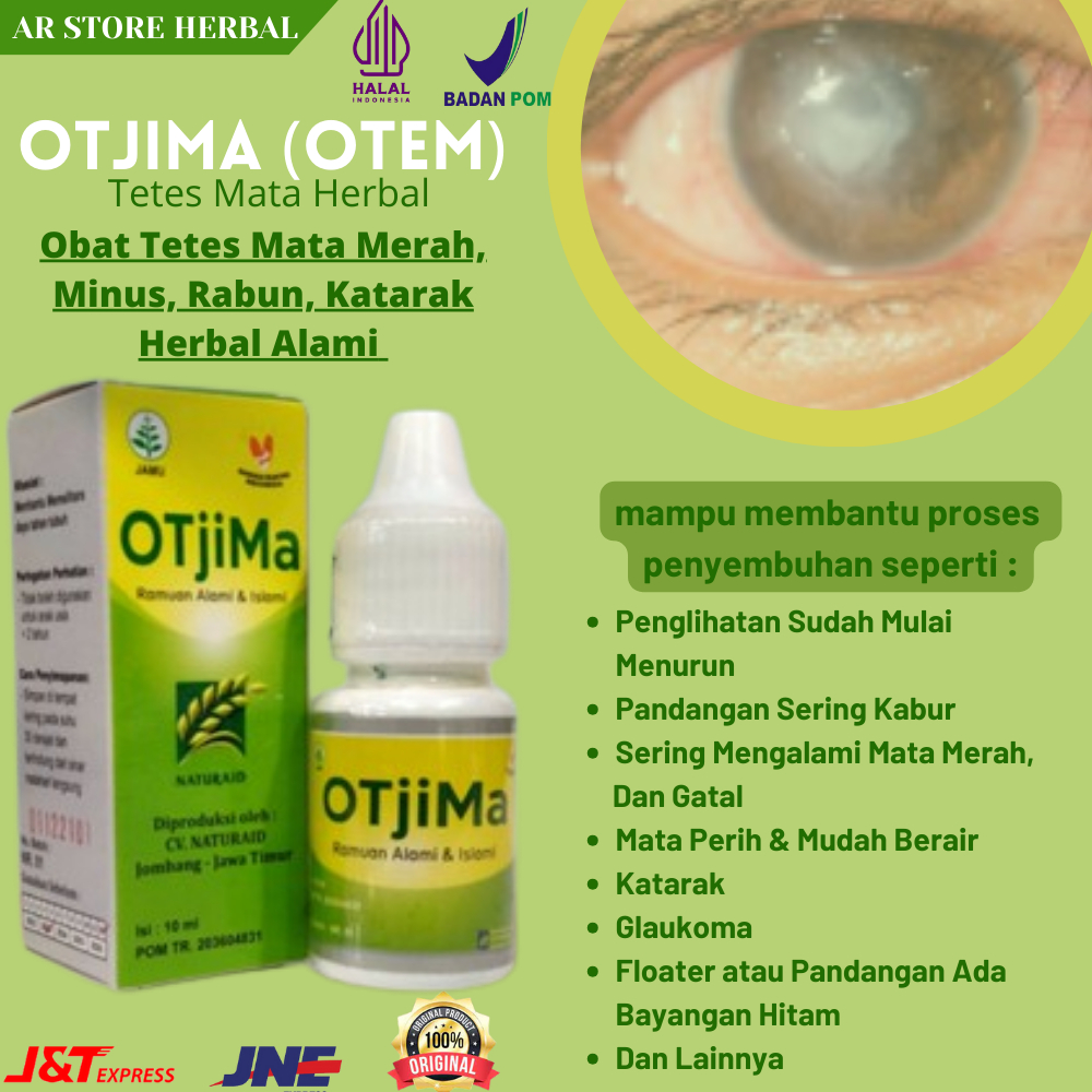 OTjima Tetes Mata Katarak Minus Herbal Original 100% Asli BPOM