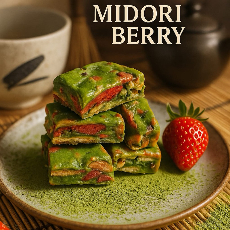 

Mokumo snowflake nougat crisp “Midori Berry”