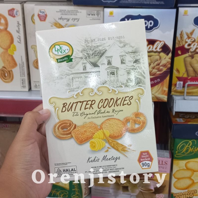 

denex butter cookies 90gr vanilla milk wafer roll 120 gr