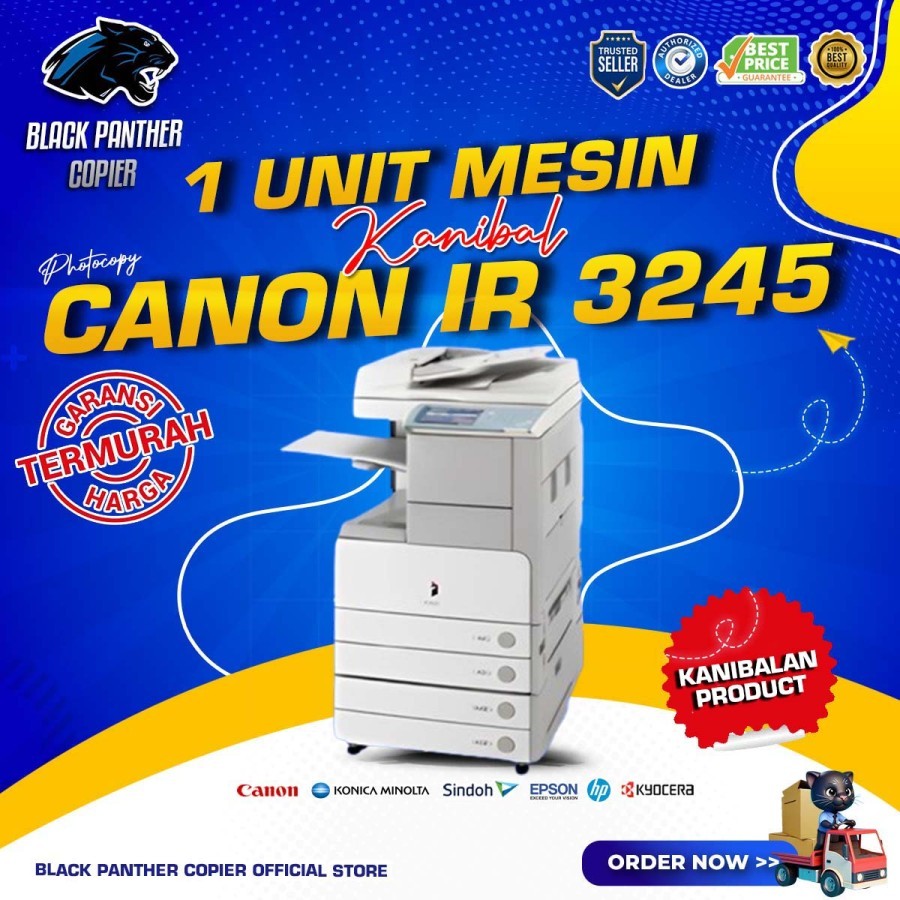 MESIN FOTOCOPY MENTAH CANON IR 3245 MESIN FOTOCOPY KANIBALAN