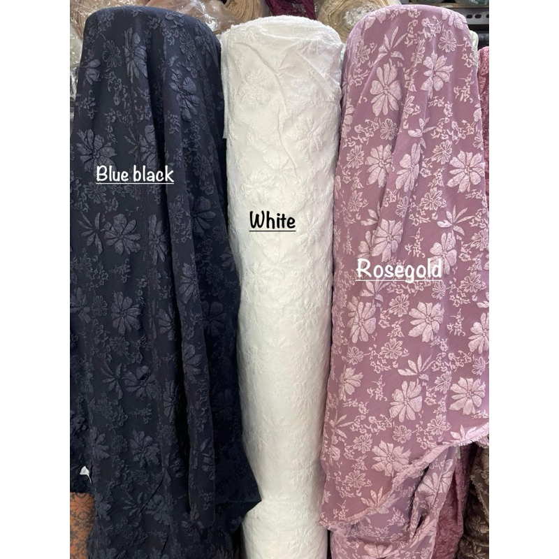 JAGUARD EMBOS. Kain Jaguard/bahan Gamis
