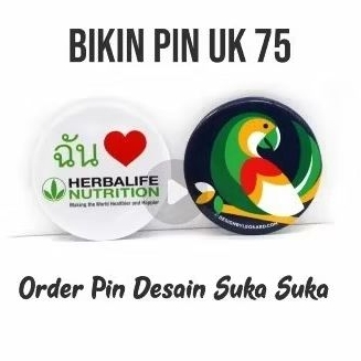 Pembuatan Pin 7,5 cm