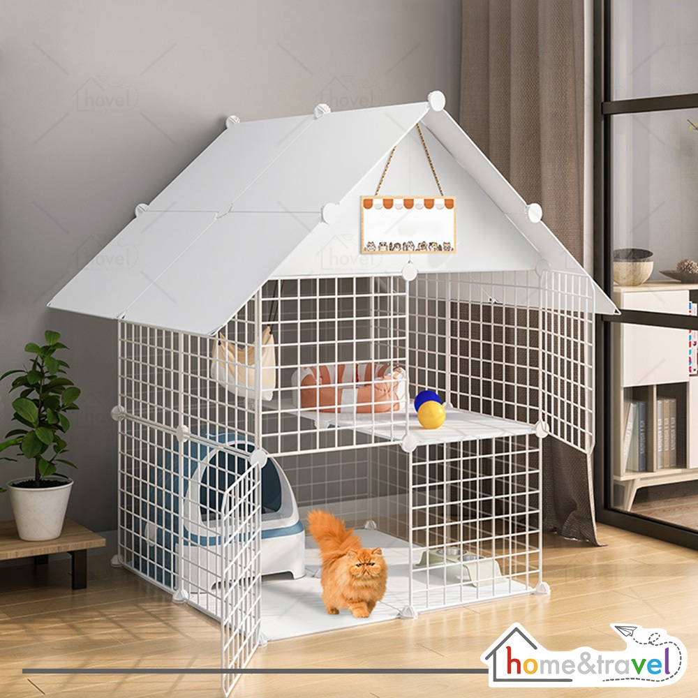 HOVELSHOP Komponen Lemari Plastik Susun DIY Portable Rangka Pintu Konektor Engsel Gantungan