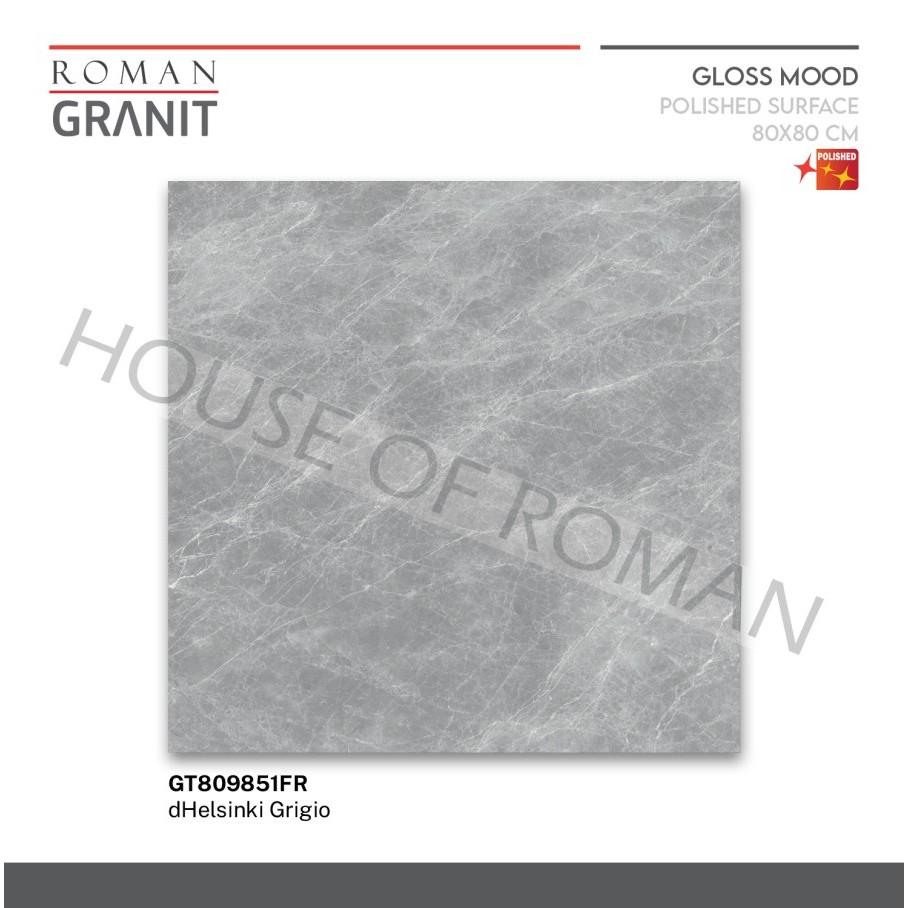 ROMAN GRANIT dHelsinki Grigio 80x80 GT809851FR ROMAN GRANIT